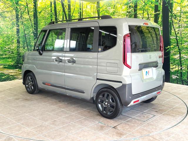 スペーシアギア ハイブリッドXZ 届出済未使用車 両側電動ドア 衝突被害軽減システム レーダークルーズ コーナーセンサー スマートキー LEDヘッド 純正14インチアルミ オートハイビーム 車線逸脱警報 オートライト オートエアコン(32枚目)