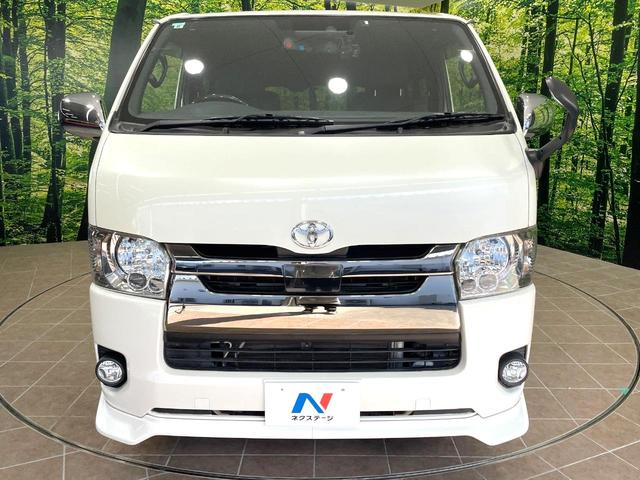 ハイエースバン スーパーＧＬ　ダークプライムＩＩ　セーフティセンス　ＳＤナビ　バックカメラ　禁煙車　ハーフレザーシート　スマートキー　ＬＥＤヘッド　ビルトインＥＴＣ　オートハイビーム　車線逸脱警報　オートライト　オートエアコン　Ｂｌｕｅｔｏｏｔｈ（14枚目）