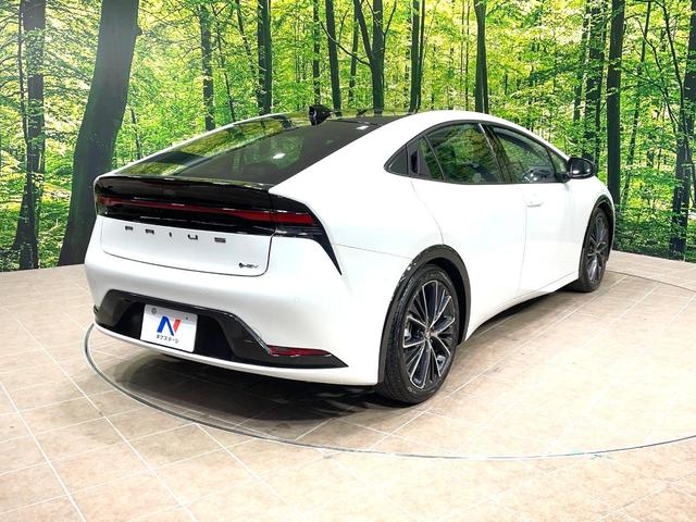 プリウス Z ガラスルーフ 純正12.3型ナビ パノラミックビューモニター 100V電源 プリクラッシュセーフティ レーダークルーズコントロール 禁煙車 シートエアコン スマートキー LEDヘッド ETC2.0(17枚目)