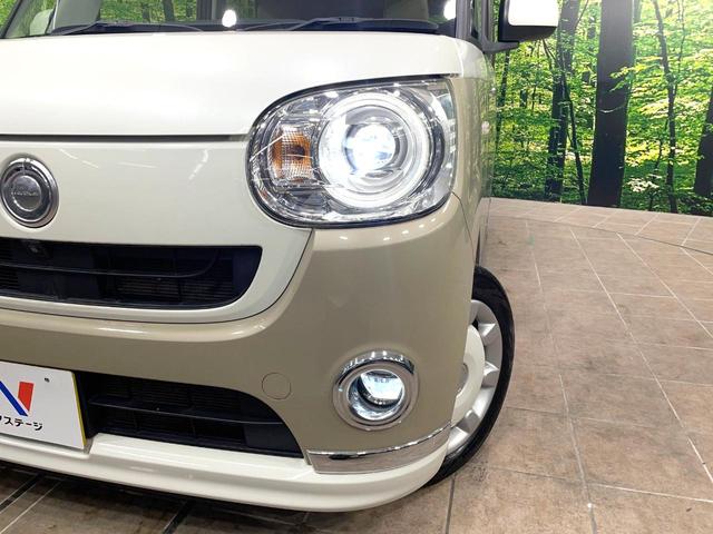 ムーヴキャンバス Ｇメイクアップリミテッド　ＳＡＩＩＩ　両側電動スライドドア　純正ＳＤナビ　全周囲カメラ　衝突被害軽減システム　禁煙車　スマートキー　ＬＥＤヘッド　ＥＴＣ　オートハイビーム　車線逸脱警報　オートライト　Ｂｌｕｅｔｏｏｔｈ（12枚目）