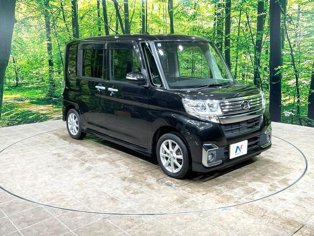 タント カスタムＸ　電動スライドドア　ＳＤナビ　シートヒーター　スマートキー　ＬＥＤヘッド　ＥＴＣ　純正１４インチアルミ　オートライト　オートエアコン　Ｂｌｕｅｔｏｏｔｈ　ＣＤ　ＤＶＤ再生　フルセグ　ＬＥＤフォグ　禁煙車（16枚目）