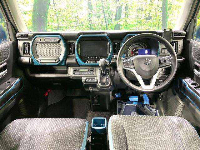 ハスラー ハイブリッドＸターボ　４ＷＤ　ターボ　純正ＳＤナビ　全周囲カメラ　衝突被害軽減システム　レーダークルーズ　禁煙車　ドラレコ　コーナーセンサー　スマートキー　ＬＥＤヘッド　ビルトインＥＴＣ　純正１５インチアルミ（2枚目）