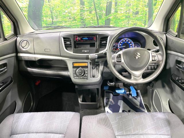 ワゴンＲスティングレー Ｔ　衝突被害軽減システム　禁煙車　シートヒーター　スマートキー　ＨＩＤヘッド　ビルトインＥＴＣ　クルコン　純正１５インチアルミ　オートライト　オートエアコン　ＣＤ　パドルシフト（2枚目）