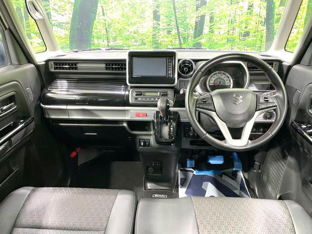 スペーシアカスタム ハイブリッドＸＳ　両側電動ドア　ＳＤナビ　衝突被害軽減システム　レーダークルーズ　禁煙車　ハーフレザーシート　シートヒーター　コーナーセンサー　スマートキー　ＬＥＤヘッド　ビルトインＥＴＣ　純正１４インチアルミ（2枚目）