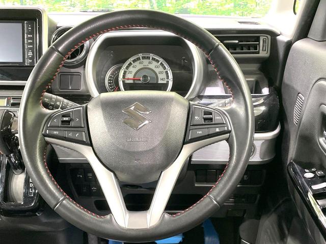 スペーシアカスタム ハイブリッドＸＳ　両側電動ドア　ＳＤナビ　衝突被害軽減システム　レーダークルーズ　禁煙車　ハーフレザーシート　シートヒーター　コーナーセンサー　スマートキー　ＬＥＤヘッド　ビルトインＥＴＣ　純正１４インチアルミ（11枚目）