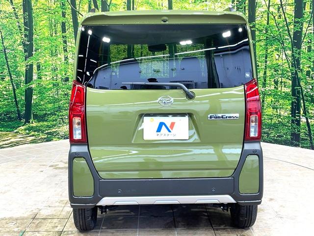 タント ファンクロス　両側電動ドア　スマートアシストＩＩＩ　ルーフレール　コーナーセンサー　スマートキー　ＬＥＤヘッド　純正１４インチアルミ　オートハイビーム　車線逸脱警報　オートライト　オートエアコン　ＬＥＤフォグ（15枚目）