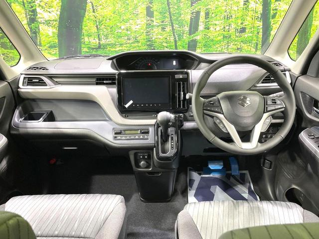 ソリオ ハイブリッドＭＺ　登録済未使用車　両側電動スライドドア　純正８型メーカーナビ　全周囲カメラ　レーダーブレーキサポート　レーダークルーズ　コーナーセンサー　シートヒーター　スマートキー　ＬＥＤヘッド　純正１５インチアルミ（2枚目）