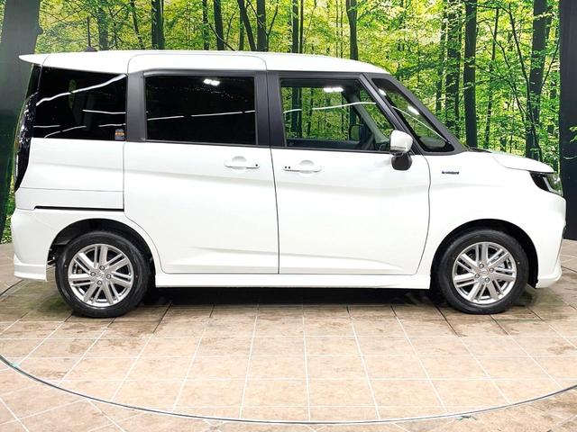 ソリオ ハイブリッドＭＺ　登録済未使用車　両側電動スライドドア　純正８型メーカーナビ　全周囲カメラ　レーダーブレーキサポート　レーダークルーズ　コーナーセンサー　シートヒーター　スマートキー　ＬＥＤヘッド　純正１５インチアルミ（33枚目）