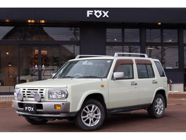 ラシーン タイプII 4WD ルーフレール 社外14インチAW シートリフター 背面タイヤ(6枚目)