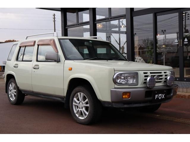 ラシーン タイプII 4WD ルーフレール 社外14インチAW シートリフター 背面タイヤ(12枚目)