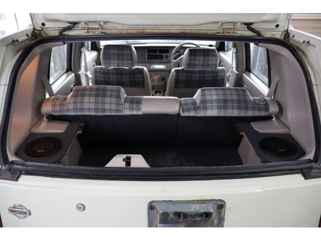 ラシーン タイプII 4WD ルーフレール 社外14インチAW シートリフター 背面タイヤ(49枚目)