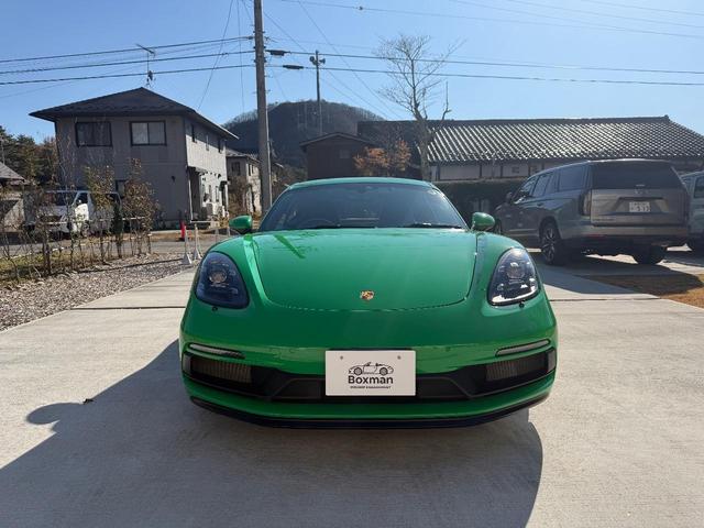 718ケイマン 718ケイマンGTS 4.0 Boxman軽井沢/PC認定中古/PCCB/タイヤ新品/カーボンステアリング/右MT/PASM/禁煙/パイソングリーン(10枚目)