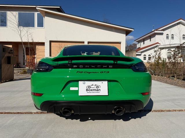 718ケイマン 718ケイマンGTS 4.0 Boxman軽井沢/PC認定中古/PCCB/タイヤ新品/カーボンステアリング/右MT/PASM/禁煙/パイソングリーン(14枚目)