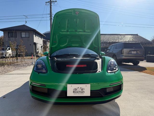718ケイマン 718ケイマンGTS 4.0 Boxman軽井沢/PC認定中古/PCCB/タイヤ新品/カーボンステアリング/右MT/PASM/禁煙/パイソングリーン(16枚目)