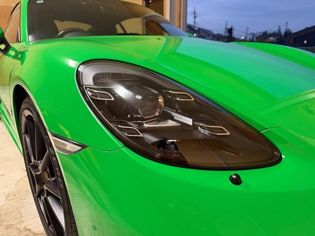 718ケイマン 718ケイマンGTS 4.0 Boxman軽井沢/PC認定中古/PCCB/タイヤ新品/カーボンステアリング/右MT/PASM/禁煙/パイソングリーン(19枚目)