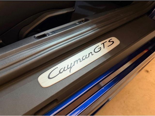 ７１８ケイマン ７１８ケイマンＧＴＳ　４．０　Ｂｏｘｍａｎ軽井沢／ＰＣ認定中古／ＰＣＣＢ／ＯＰ２６０万／右ＭＴ／スポクロ／スポエグ／ＰＡＳＭ／禁煙／ゲンチアンブルーメタリック（47枚目）