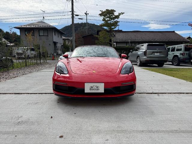 ７１８ボクスター ７１８ボクスターＧＴＳ　４．０　Ｂｏｘｍａｎ軽井沢／ＯＰ１８２万／１オーナー／ブルメスターサウンド／禁煙／レッドメーターパネル／ＰＡＳＭ／雨天未走行／ガレージ保管／走行１８００ｋｍ（10枚目）
