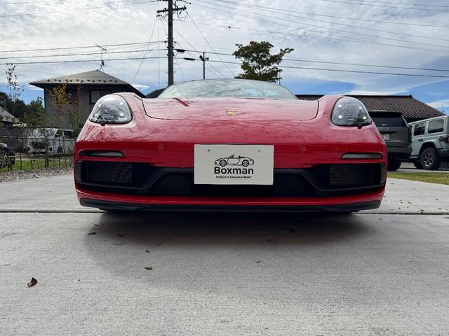 ７１８ボクスター ７１８ボクスターＧＴＳ　４．０　Ｂｏｘｍａｎ軽井沢／ＯＰ１８２万／１オーナー／ブルメスターサウンド／禁煙／レッドメーターパネル／ＰＡＳＭ／雨天未走行／ガレージ保管／走行１８００ｋｍ（11枚目）