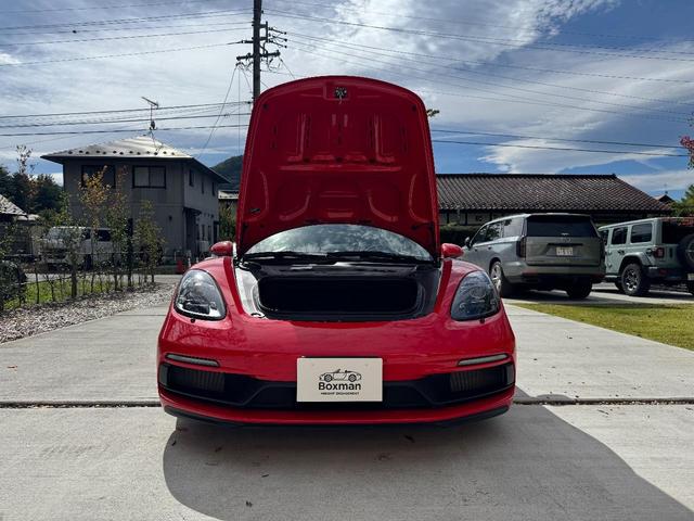 ７１８ボクスター ７１８ボクスターＧＴＳ　４．０　Ｂｏｘｍａｎ軽井沢／ＯＰ１８２万／１オーナー／ブルメスターサウンド／禁煙／レッドメーターパネル／ＰＡＳＭ／雨天未走行／ガレージ保管／走行１８００ｋｍ（32枚目）