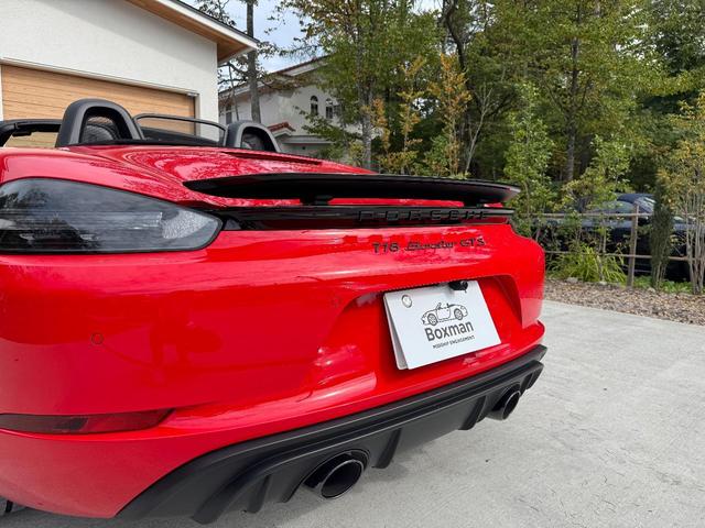 ７１８ボクスター ７１８ボクスターＧＴＳ　４．０　Ｂｏｘｍａｎ軽井沢／ＯＰ１８２万／１オーナー／ブルメスターサウンド／禁煙／レッドメーターパネル／ＰＡＳＭ／雨天未走行／ガレージ保管／走行１８００ｋｍ（34枚目）