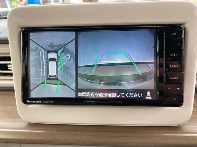 アルトラパン Ｓ　４ＷＤ　純正ＳＤナビ　全周囲カメラ　レーダーブレーキサポート　禁煙車　スマートキー　ＨＩＤヘッド　ビルトインＥＴＣ　オートライト　オートエアコン　Ｂｌｕｅｔｏｏｔｈ　ＣＤ　ＤＶＤ再生　フルセグ（4枚目）