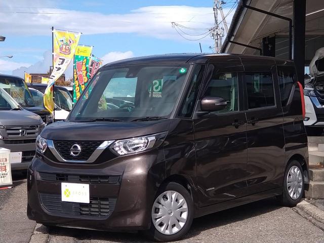 ルークス Ｘ　関東仕入　雹害　ナビＴＶ　Ｂカメラ　Ｂｌｕｅｔｏｏｔｈ　アラウンドビューモニター　エマージェンシーブレーキ　レーンアシスト　オートハイビーム　両側電動スライドドア　ベンチシート（2枚目）