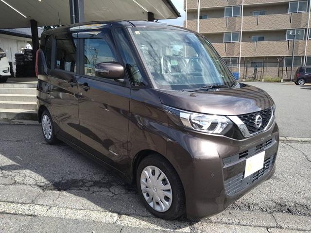 ルークス Ｘ　関東仕入　雹害　ナビＴＶ　Ｂカメラ　Ｂｌｕｅｔｏｏｔｈ　アラウンドビューモニター　エマージェンシーブレーキ　レーンアシスト　オートハイビーム　両側電動スライドドア　ベンチシート（3枚目）