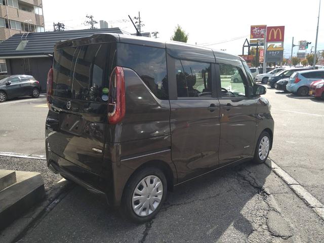 ルークス Ｘ　関東仕入　雹害　ナビＴＶ　Ｂカメラ　Ｂｌｕｅｔｏｏｔｈ　アラウンドビューモニター　エマージェンシーブレーキ　レーンアシスト　オートハイビーム　両側電動スライドドア　ベンチシート（5枚目）