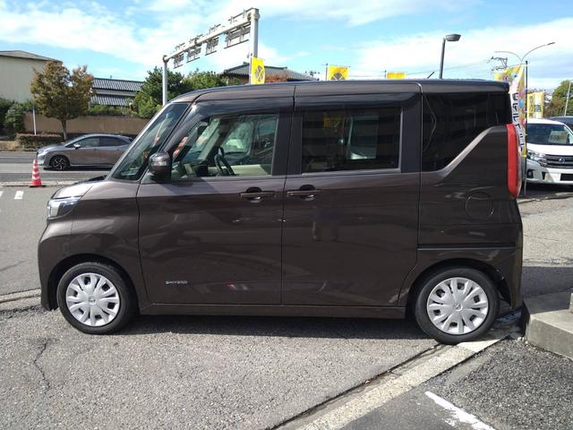 ルークス Ｘ　関東仕入　雹害　ナビＴＶ　Ｂカメラ　Ｂｌｕｅｔｏｏｔｈ　アラウンドビューモニター　エマージェンシーブレーキ　レーンアシスト　オートハイビーム　両側電動スライドドア　ベンチシート（8枚目）