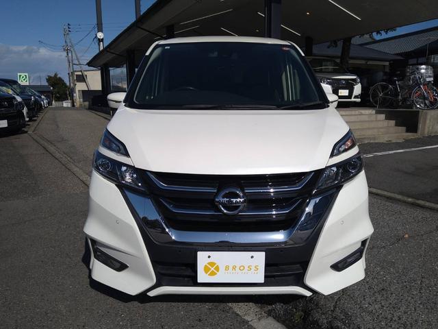 セレナ ハイウェイスター　ＶセレクションＩＩ　関東仕入　雹害　９インチナビＴＶ　Ｂカメラ　Ｂｌｕｅｔｏｏｔｈ　アラウンドビューモニター　エマージェンシーブレーキ　両側電動ドア　ハンズフリーオートスライド　クルーズコントロール　ＬＥＤヘッドライト（9枚目）