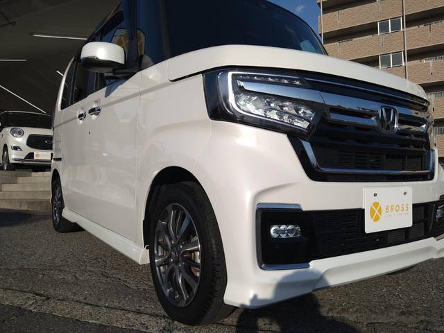 N-BOXカスタム L 関東仕入 雹害 ホンダセンシング ナビTV Bカメラ Bluetooth 両側電動スライドドア クルーズコントロール シートヒーター LEDヘッドライト LEDフォグランプ ドラレコ前後タイプ(12枚目)