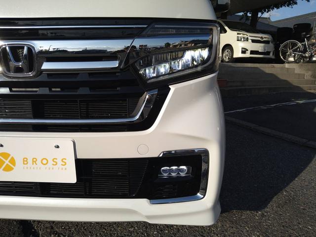 N-BOXカスタム L 関東仕入 雹害 ホンダセンシング ナビTV Bカメラ Bluetooth 両側電動スライドドア クルーズコントロール シートヒーター LEDヘッドライト LEDフォグランプ ドラレコ前後タイプ(13枚目)