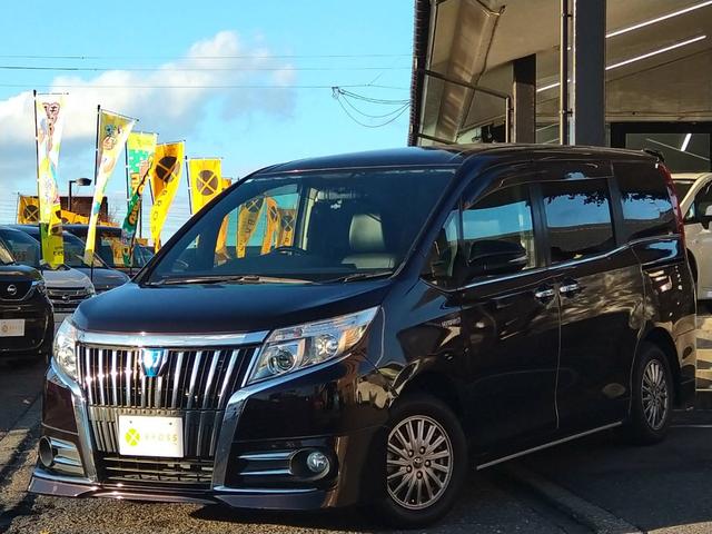 エスクァイア ハイブリッドＧｉ　関東仕入　９型ナビＴＶ　バックカメラ　Ｂｌｕｅｔｏｏｔｈ　ＥＴＣ　両側パワースライドドア　レザーシート　シートヒーター　ＬＥＤヘッドライト　フォグライト　ステアスイッチ　クルーズコントロール　ドラレコ（2枚目）