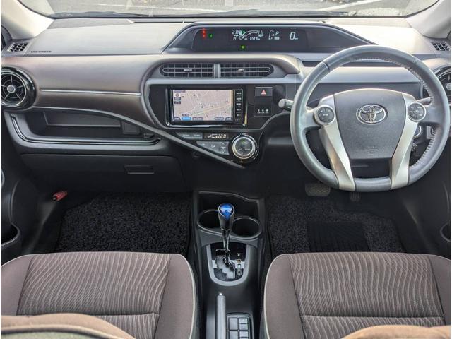 アクア Ｇ　関東仕入　雹害　トヨタセーフティセンス　ナビＴＶ　Ｂカメラ　Ｂｌｕｅｔｏｏｔｈ　クルーズコントロール　ドライブレコーダー　スマートキー　プッシュスタート（17枚目）