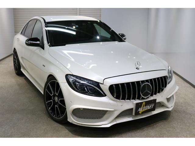 Ｃクラス Ｃ４５０　ＡＭＧ　４マチック　ＡＭＧエアロ・１９ＡＷ／Ｈ＆Ｒダウンサス／エクスクルーシブＰＫＧ／レーダーセーフティＰＫＧ／黒革パワーシート／シートヒーター／純正ＨＤＤナビ・フルセグ／クルコン／レーダー探知機／カロッツェリアドラレコ（34枚目）