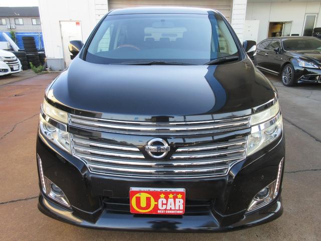 エルグランド ２５０ハイウェイスターアーバンクロム　特別仕様車　両側電動スライドドア　サンルーフ　ハーフレザーシート　ＨＤＤナビ　ミュージックサーバー　フルセグ　全方位カメラ　Ｂｌｕｅｔｏｏｔｈ　オートライト　オートデュアルエアコン　純正１８インチＡＷ（8枚目）