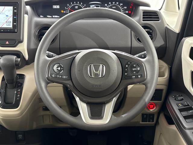 N-BOX G・Lホンダセンシング いまコレ+新品マット付MナビRカメラETC レーダブレーキ Sヒータ Aストップ ESC キーフリーシステム LEDライト バックM USB スマートキー クルコン 両席エアバック エアコン パワステ(14枚目)