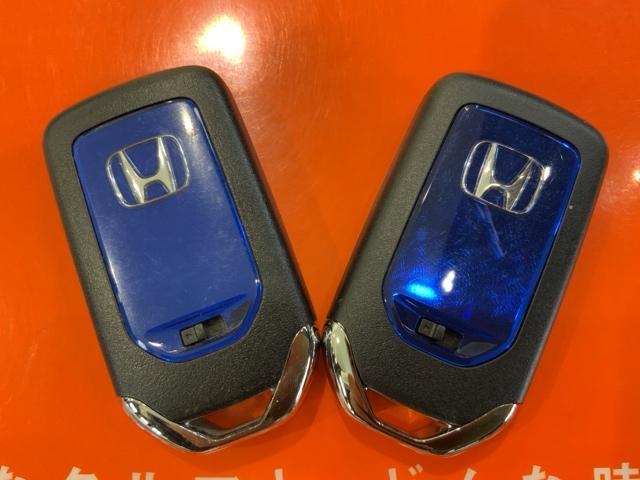 便利なスマートキー。ボタン一つで開錠できます