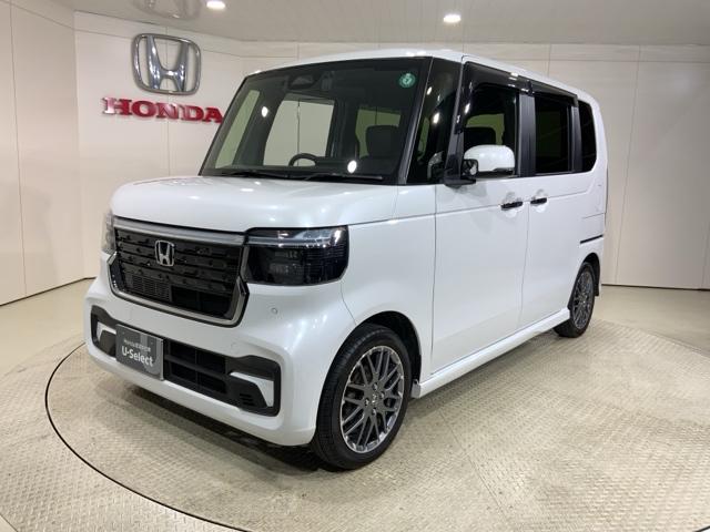N-BOXカスタム ターボ HondaSENSINGMナビRカメラETCドラレコ イモビライザー 衝突被害軽減 キーフリー Pセンサー ESC パワステ DVD再生 両席エアバック サイドエアバッグ ターボ車 USB接続 Bカメ(8枚目)