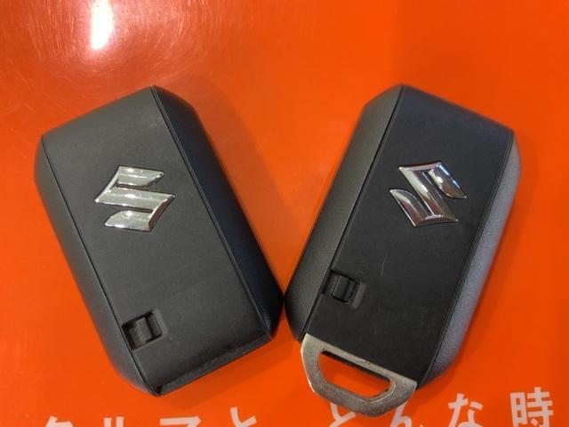 便利なスマートキー。ボタン一つで開錠できます