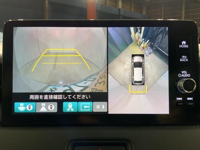 ヴェゼル ｅ：ＨＥＶＺ　ＨｏｎｄａＳＥＮＳＩＮＧコネクトナビＲカメラＥＴＣ　盗難防止装置　ドラレコ付き　記録簿　フルセグテレビ　スマ－トキ－　ＥＴＣ車載器　アクティブクルーズ　Ｐセンサー　サイドエアバッグ　ナビＴＶ　４ＷＤ車（3枚目）
