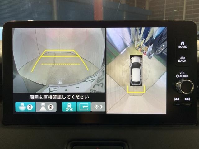 ヴェゼル e:HEVZ HondaSENSINGコネクトナビRカメラドラレコ 衝突回避支援ブレーキ機能 パノラミックビューモニター スマキ Pトランク フルオートエアコン Dレコ エアバッグ 両席エアバック パワーウィンドウ(3枚目)