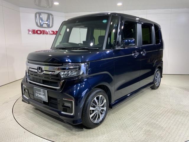 N-BOXカスタム L HondaSENSINGMナビRカメラETC両側電動ドア 両席電動スライドドア Pソナー サイドエアバッグ ナビTV Aストップ シートヒータ 点検記録簿 キーフリーシステム LEDライト リアカメ(9枚目)
