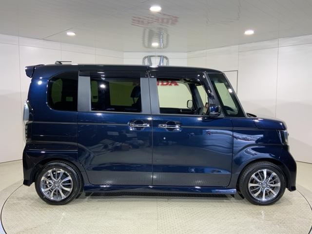 N-BOXカスタム L HondaSENSINGMナビRカメラETC両側電動ドア 両席電動スライドドア Pソナー サイドエアバッグ ナビTV Aストップ シートヒータ 点検記録簿 キーフリーシステム LEDライト リアカメ(14枚目)