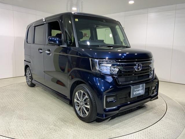 N-BOXカスタム L HondaSENSINGMナビRカメラETC両側電動ドア 両席電動スライドドア Pソナー サイドエアバッグ ナビTV Aストップ シートヒータ 点検記録簿 キーフリーシステム LEDライト リアカメ(15枚目)