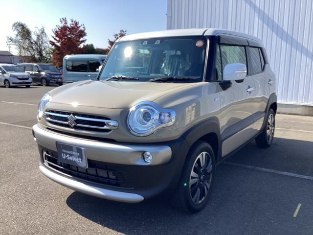 クロスビー ハイブリッドＭＺ　デュアルセンサーブレーキサポート社外ナビＲカメラ　キーレスエントリ　ＵＳＢ入力　Ｃセンサー　ＴＶナビ　自動追従　フルタイム４ＷＤ　パワステ　盗難警報装置　パワーウィンドウ　ＬＥＤライト　シートヒータ（3枚目）