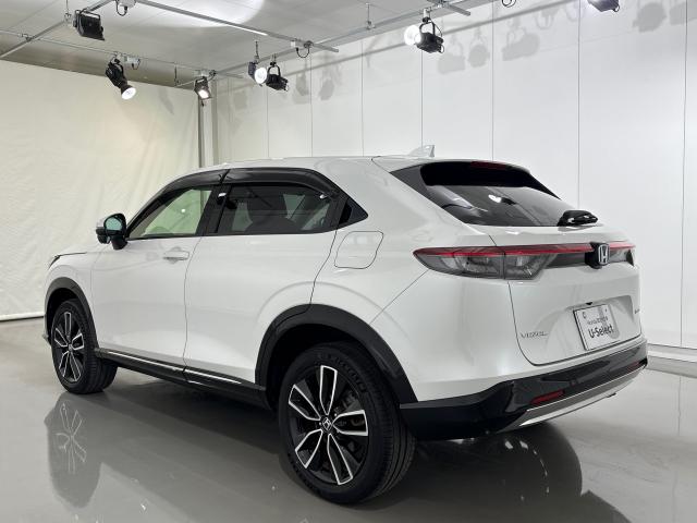 ヴェゼル e:HEVZ いまコレ+新品マット付HondaSENSINGナビ 衝突回避支援ブレーキ機能 パノラミックビューモニター スマキ Pトランク フルオートエアコン Dレコ エアバッグ 両席エアバック Rカメ ソナー(13枚目)