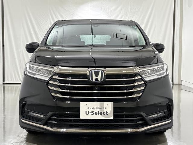 オデッセイハイブリッド ｅ：ＨＥＶアブソルート・ＥＸ　ＬＥＤライト　両側ＰＳＤ　整備記録簿　フルセグ　アイドルストップ　クルーズコントロール　ＤＶＤ再生機能　ナビ＆ＴＶ　キーレス　カーテンエアバッグ　オートエアコン　ドラレコ（2枚目）