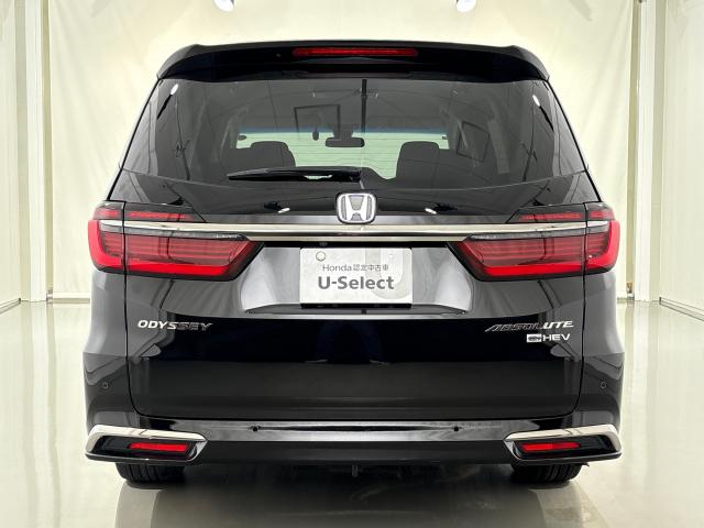 オデッセイハイブリッド ｅ：ＨＥＶアブソルート・ＥＸ　ＬＥＤライト　両側ＰＳＤ　整備記録簿　フルセグ　アイドルストップ　クルーズコントロール　ＤＶＤ再生機能　ナビ＆ＴＶ　キーレス　カーテンエアバッグ　オートエアコン　ドラレコ（5枚目）