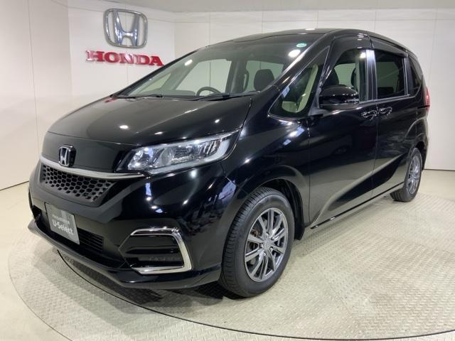 フリード Ｇ・ホンダセンシング　Ｆセグ　追突被害軽減ブレーキ　ｉストップ　Ｗエアバッグ　パワーウィンドウ　アクティブクルーズコントロール　スマートキ　カラーバックモニター　整備点検記録簿　ＶＳＡ　エアコン（3枚目）